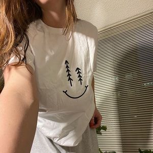 Unisex Gothbabe White T-Shirt Size Largr